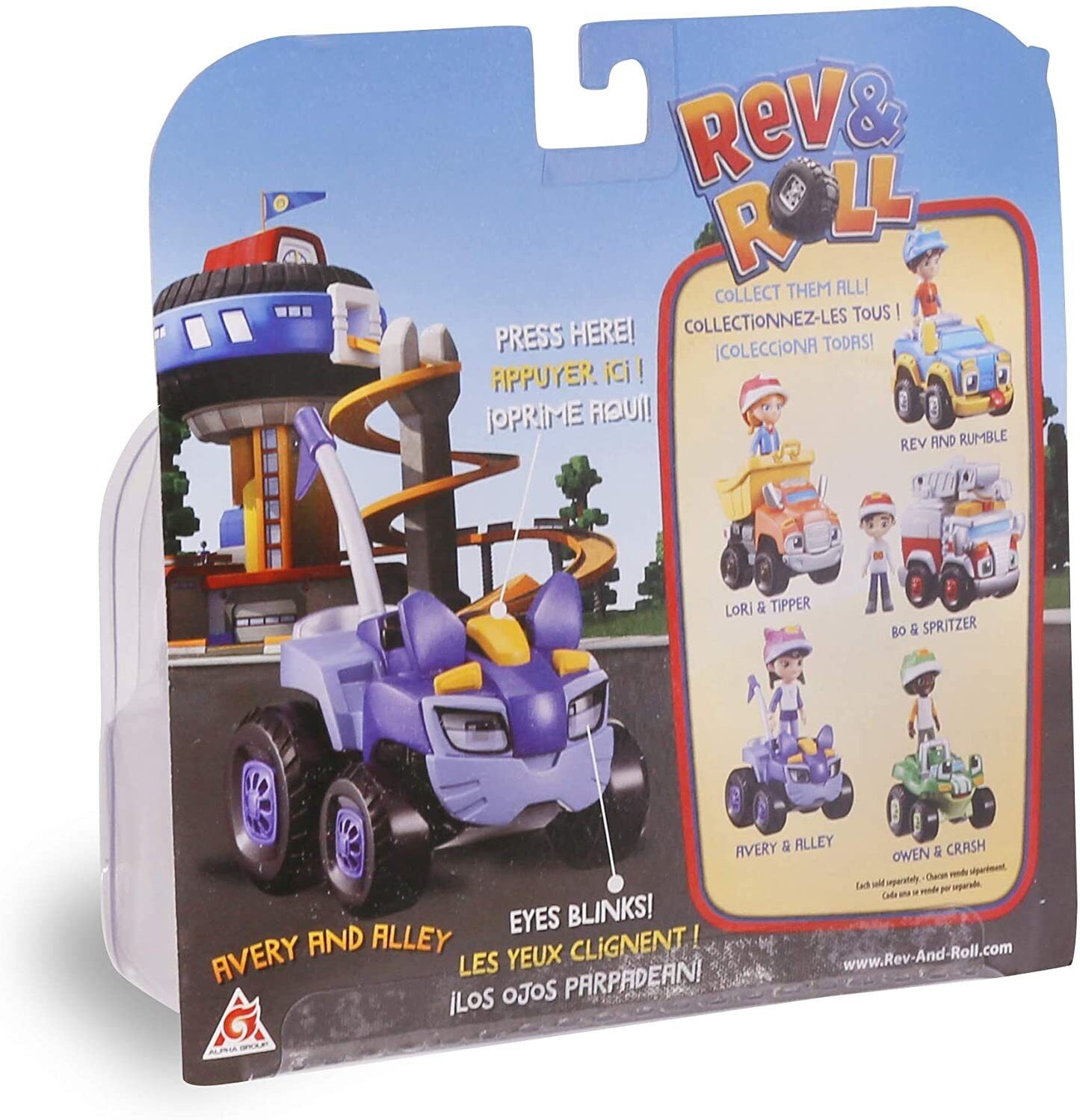 Rev & Roll - Diecast Vehicle & Figure Set - Lori And Tipper