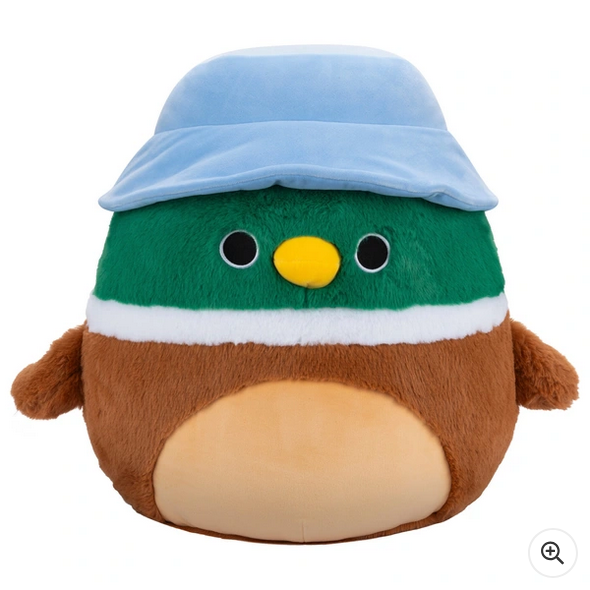 Squishmallows Fuzz-A-Mallows 40cm Avery the Mallard Duck Soft Toy