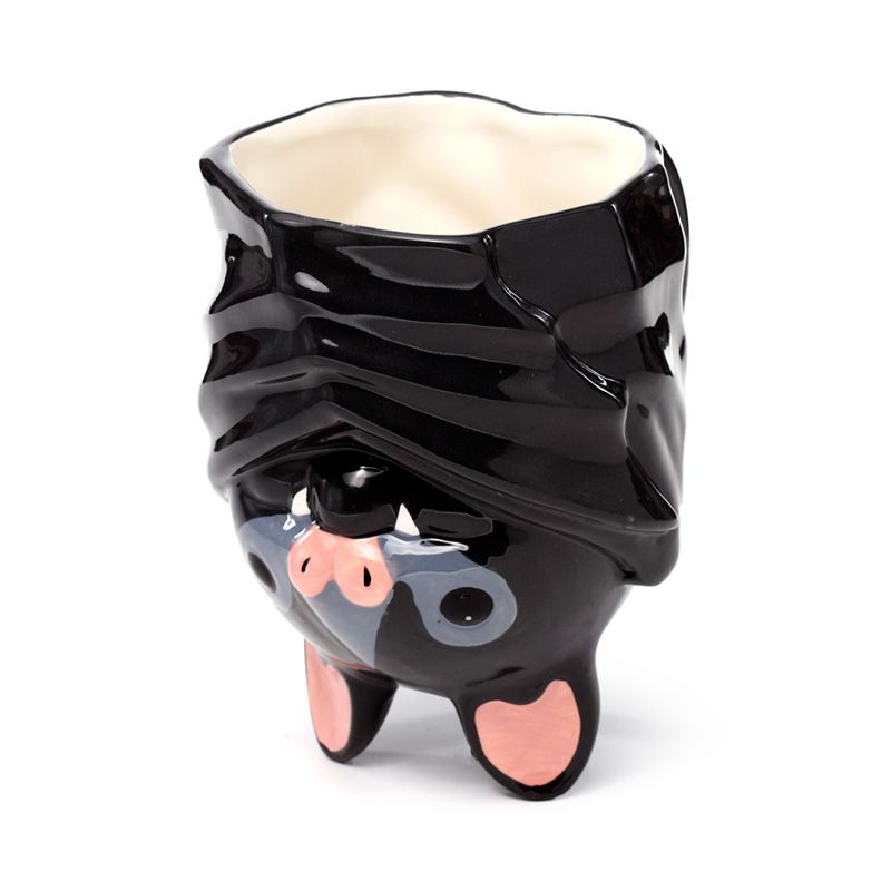 Bat Upside Down Ceramic Shaped Mug