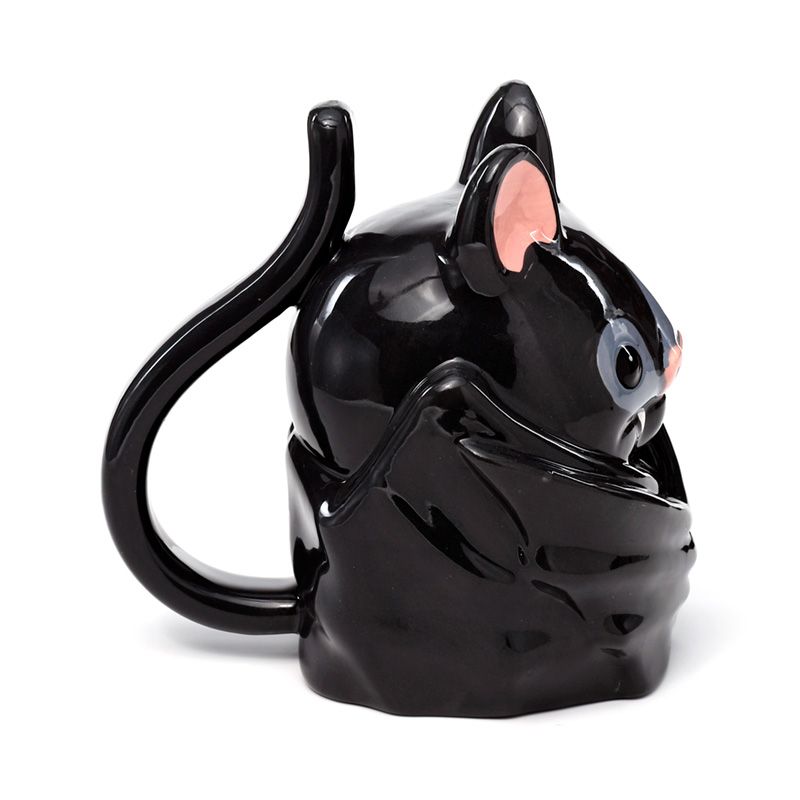 Bat Upside Down Ceramic Shaped Mug