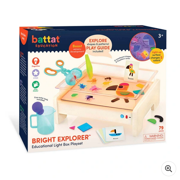 Battat Education Bright Explorer Activity Light Box Playset