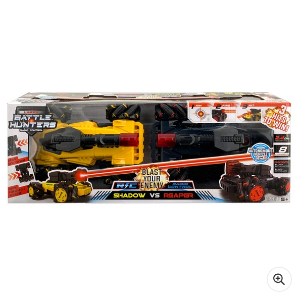 Laser Battle Hunters Radio Control Laser Tag Assault Vehicles Set