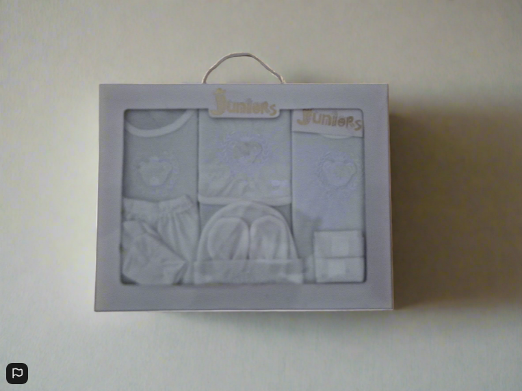 White Baby Clothes Gift Set 12 Items In A Box