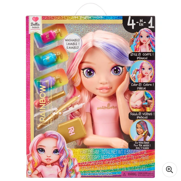 Rainbow High Bella Parker Styling Head Playset