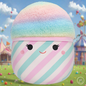 Squishmallows 30cm Bevin the Pink and Blue Cotton Candy Plush
