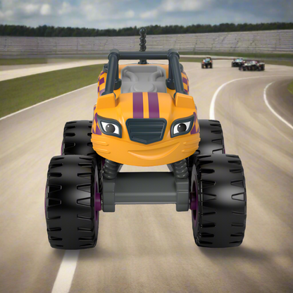 Blaze And The Monster Machines Racing Flag Stripes