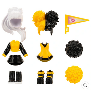 Royale High School Spirit Fashion Pack Cheerleading - Series 1 Dark Doll