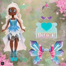 Load image into Gallery viewer, Royale High Chromae the Ice Fairy Fashion Doll