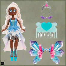 Load image into Gallery viewer, Royale High Chromae the Ice Fairy Fashion Doll