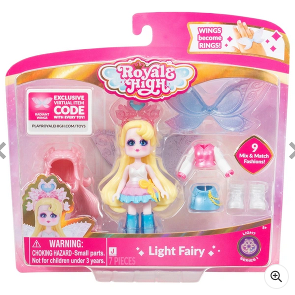 Royale High Deluxe Figure Light Fairy Fashion Doll