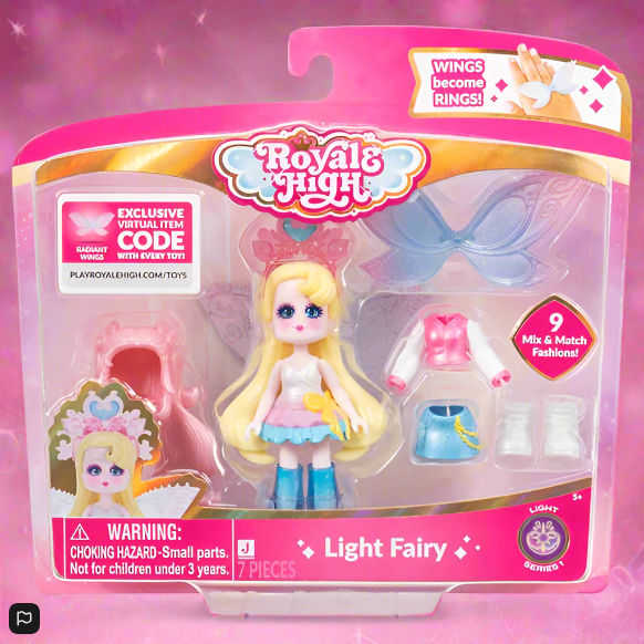 Royale High Deluxe Figure Light Fairy Fashion Doll