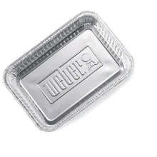 Load image into Gallery viewer, Keep Your BBQ Grill Tidy with Drip Pans Small-Sized Convenience in Silver 10pc