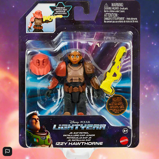 Disney Pixar Lightyear Jr. Zap Patrol Izzy Hawthorne 5" Action Figure