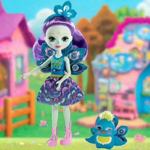 Enchantimals Patter Peacock And Flap Doll