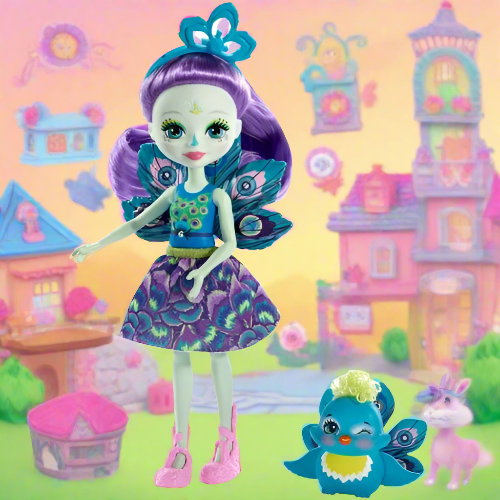 Enchantimals Patter Peacock And Flap Doll