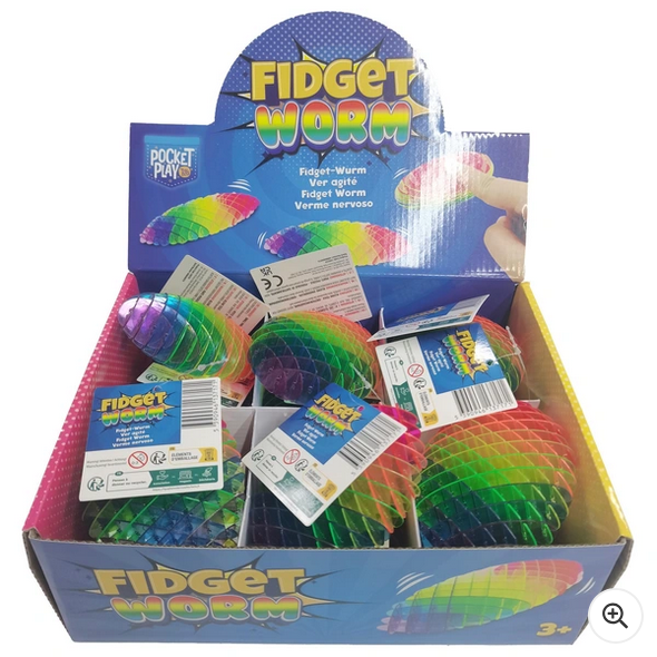 Pocket Play Fidget Worm Sensory Toy