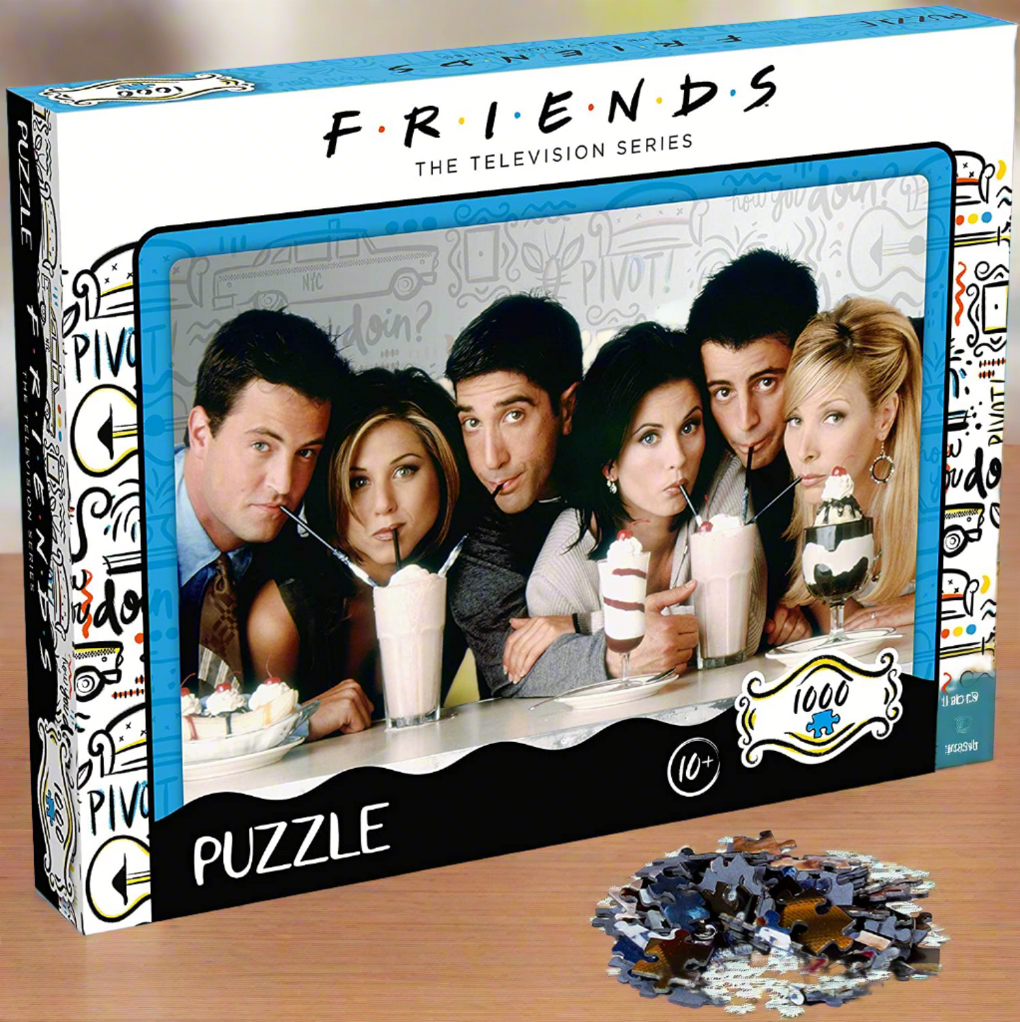 Friends Milkshake 1000 Piece Jigsaw Puzzle Game