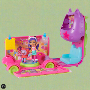 Gabby's Dollhouse Purrfect Party Bus Set