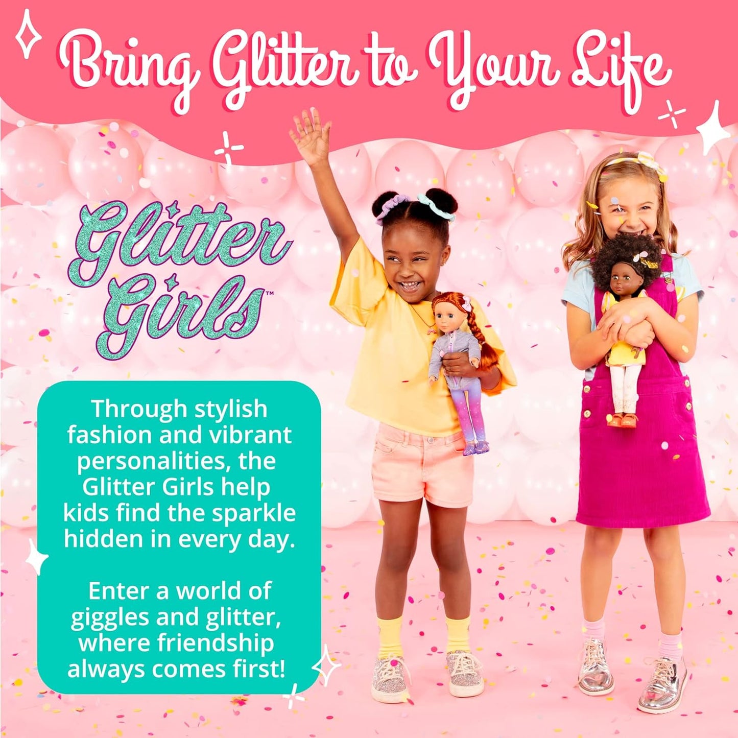 Glitter Girls - Head To Toe Glimmer Tunic & Leggings Deluxe Outfit