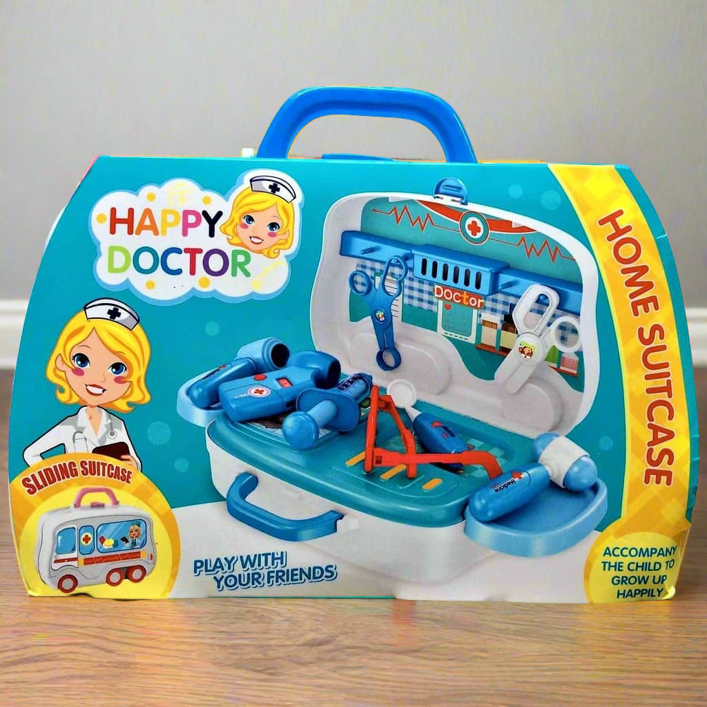 Happy Doctor Sliding Home Suitcase Playset