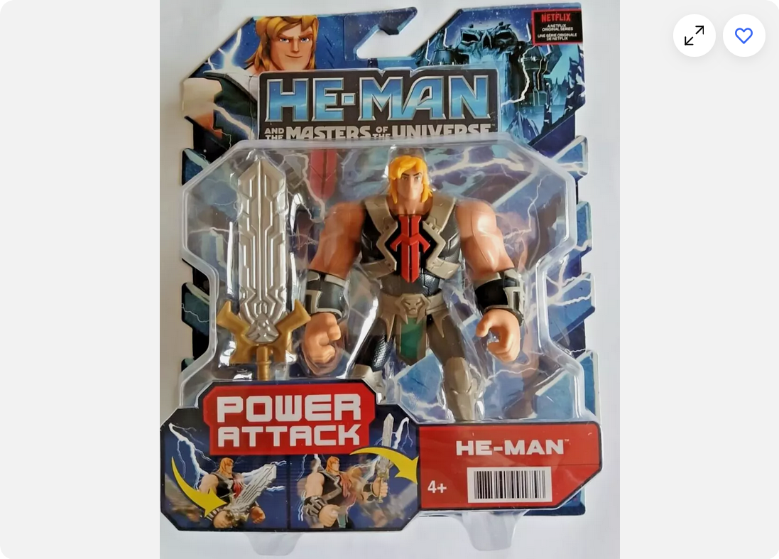 He Man Masters Of The Universe Power Attack - He-Man Action Figure