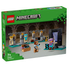 LEGO Minecraft 21252 The Armoury Toy with Character Figures