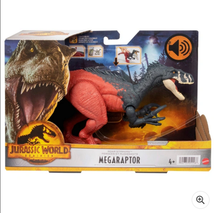 Jurassic World Dominion: Roar Strikers Megaraptor Dinosaur