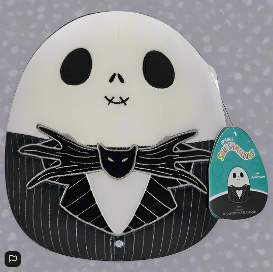 Original Squishmallows 25cm The Nightmare Before Jack Skellington Plush