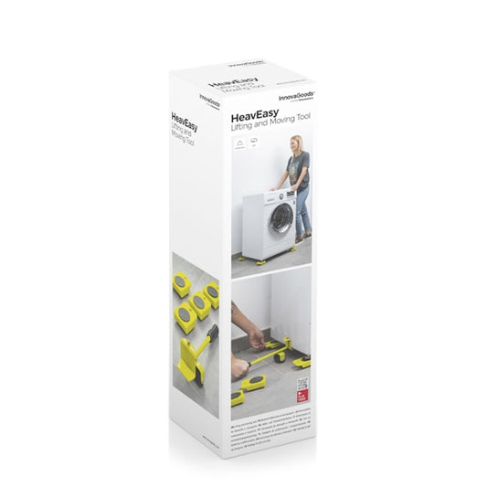 InnovaGoods Heaveasy Heavy Furniture Mover & Lifter Tool Set - 150kg Capacity
