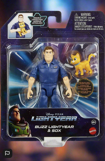 Disney Pixar Lightyear & Sox 5 Inch Action Figure Pack