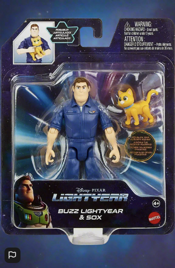 Disney Pixar Lightyear & Sox 5 Inch Action Figure Pack