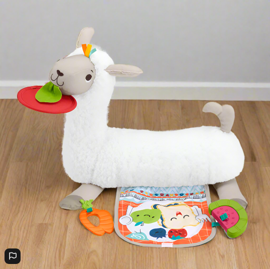 Fisher-Price Grow with Me Tummy Time Llama