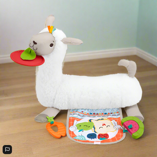 Fisher-Price Grow with Me Tummy Time Llama