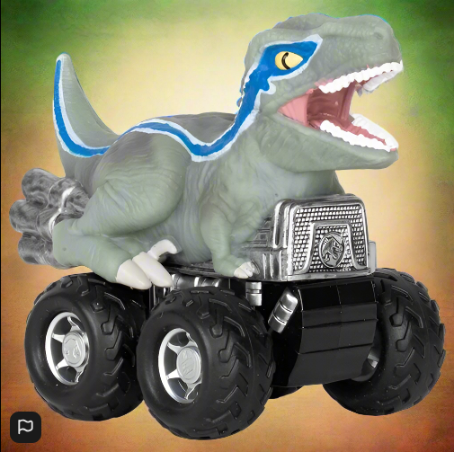 Jurassic World Zoom Riders Pull-Back Powered Car