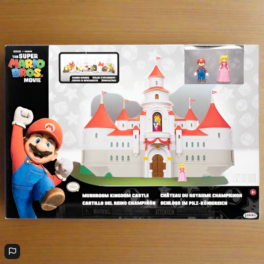 Nintendo Super Mario Movie Mushroom Kingdom Castle Playset