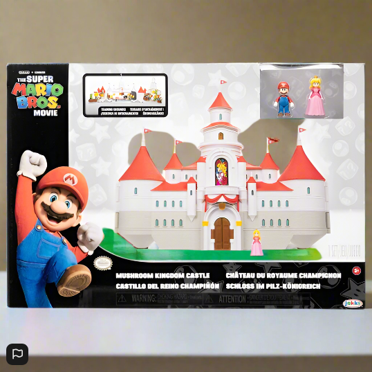 Nintendo Super Mario Movie Mushroom Kingdom Castle Playset