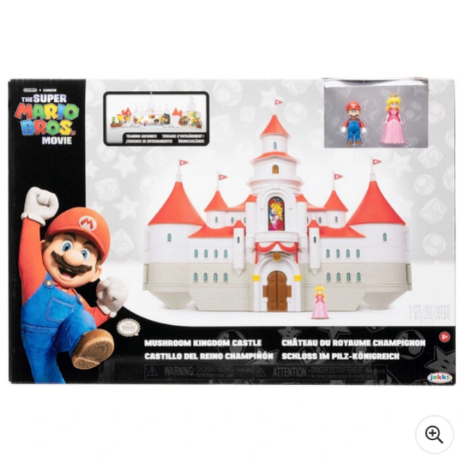 Nintendo Super Mario Movie Mushroom Kingdom Castle Playset