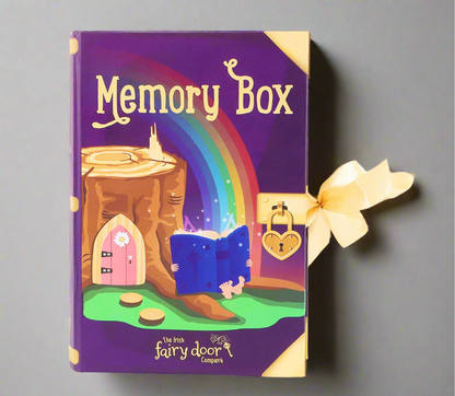 Irish Fairy Door Memory Box Magical Keepsake Gift Kids Treasure Box NEW