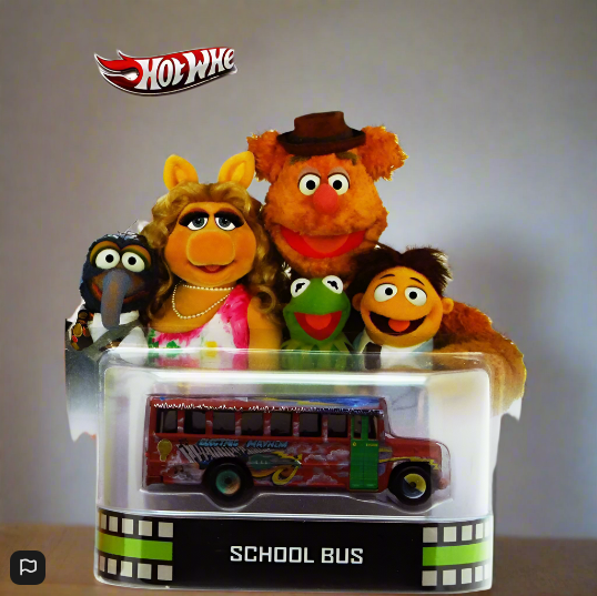 Hot Wheels The Muppets School Bus 1:64