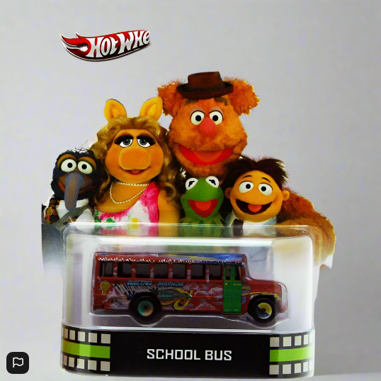 Hot Wheels The Muppets School Bus 1:64