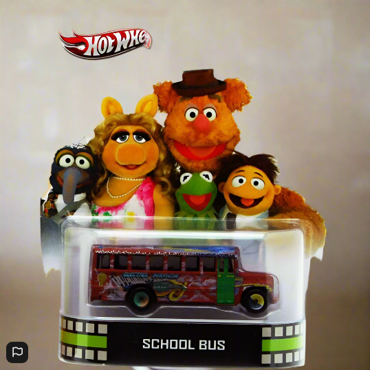 Hot Wheels The Muppets School Bus 1:64