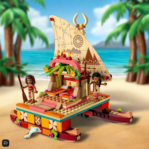 Playset LEGO Disney Princess 43210 Moana's Wayfinding Boat Toy