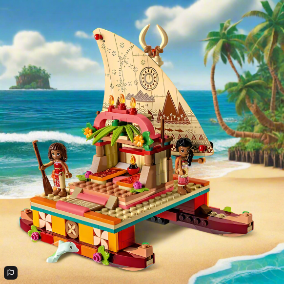 Playset LEGO Disney Princess 43210 Moana's Wayfinding Boat Toy