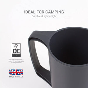 Plastic Mug For Camping, Travel & Outdoor - Graphite