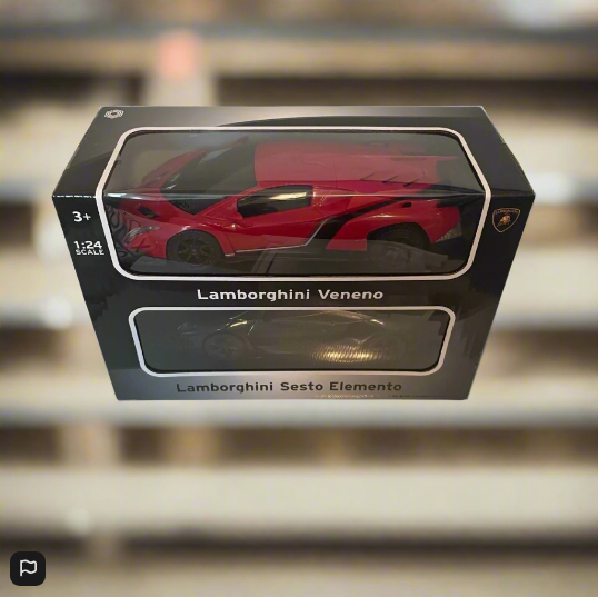 Lamborghini Veneno and Sesto Elemento 1:24 Scale Braha Toy Car 2 Pack