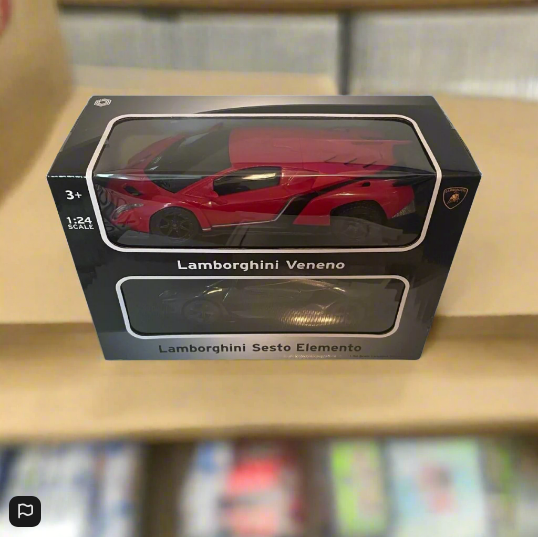 Lamborghini Veneno and Sesto Elemento 1:24 Scale Braha Toy Car 2 Pack