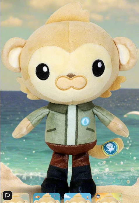 Octonauts Above & Beyond Crew Plush - Paani Soft Plush Toy 22cm