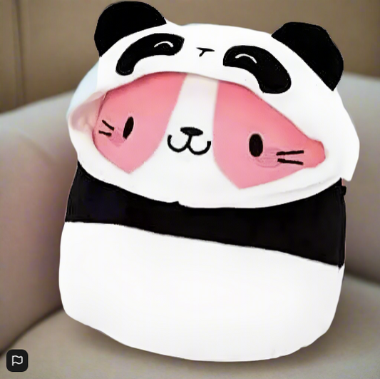 Squishmallows 20cm Joxtine the Cat in Panda Costume Plush