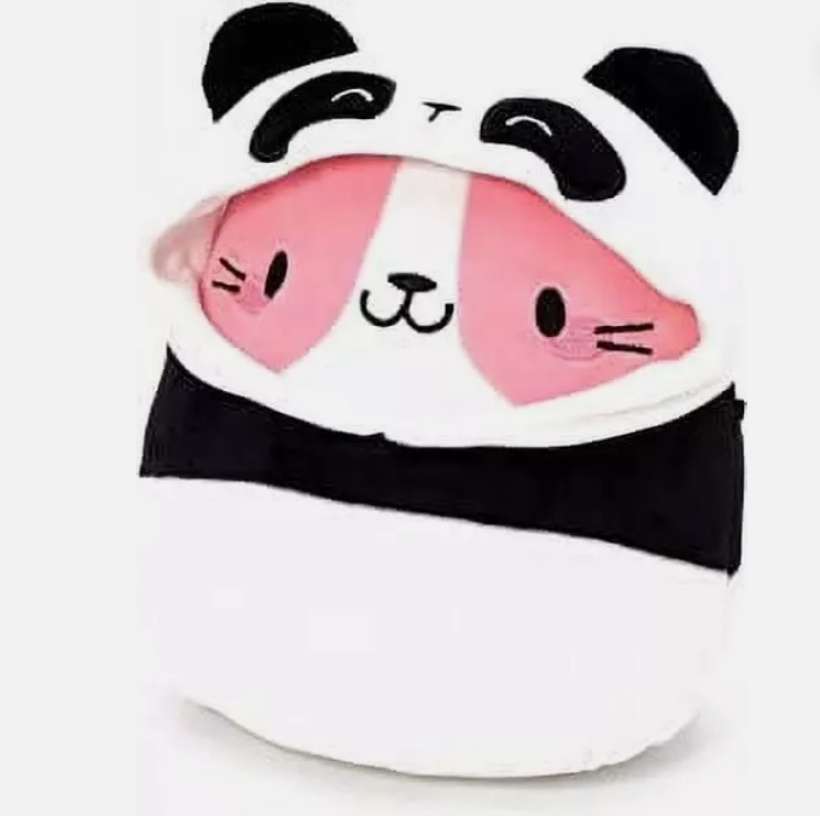 Squishmallows 20cm Joxtine the Cat in Panda Costume Plush