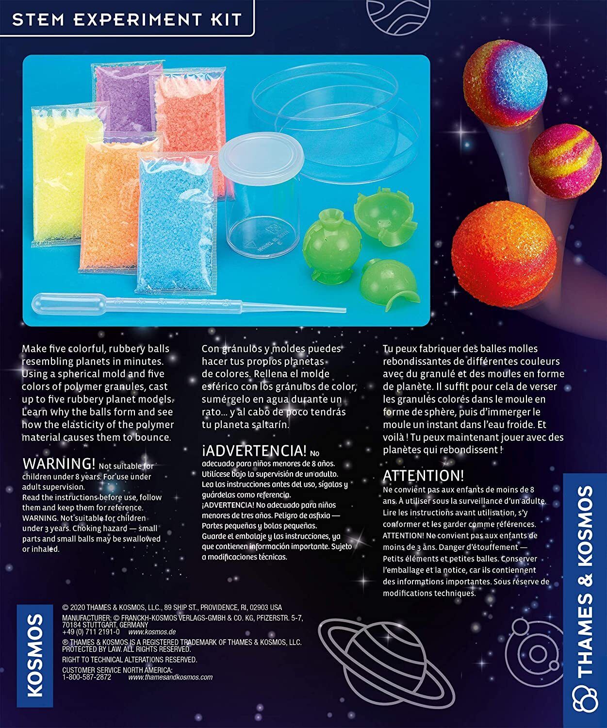 Bouncing Planets - Experiment Kit By Kosmos